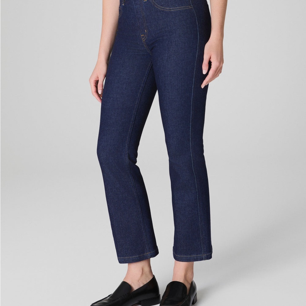 SPANX Kick Flare Jeans, Raw Indigo, Small